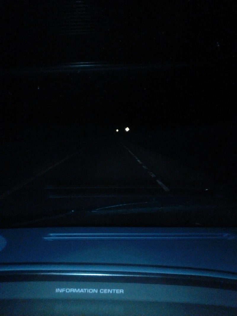 That’s my factory headlights, with 100w Hella bulbs.
